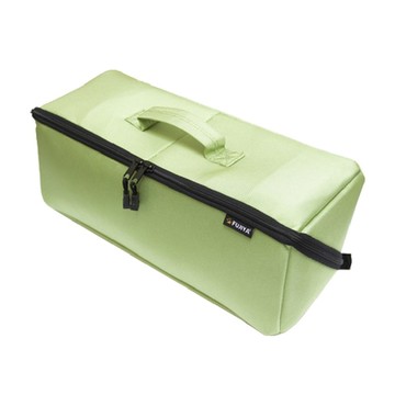 【FUJIYA日本富士箭】經典高緩衝大開口工具收納袋(特大)-活力綠