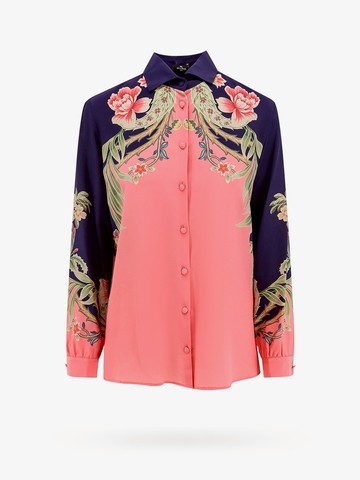 Silk shirt with iconic floral motif - ETRO - gender_Woman