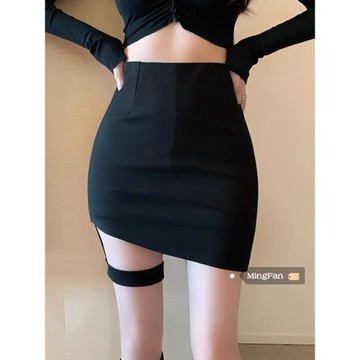 小心機女裝辣妹不規則包臀半身裙
