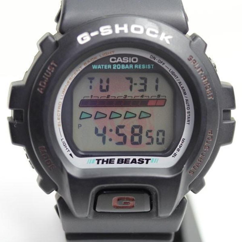 カシオ CASIO 腕時計 DW-6600B メンズ ボブサップ/THE BEAST コラボ メンズ ジーショック G-SHOCK  ブラックあすつく/MT1288/中古 | LINEショッピング