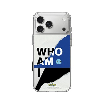 iPhone 17 Pro Max Clear Case（相機按鈕） 透明 - 寶可夢 Pokemon - 我是誰-傑尼龜