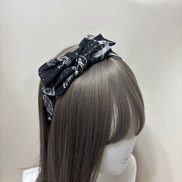 夜光星球 | 細版交織蝴蝶結髮箍