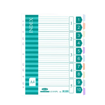 【連勤】PP十段11孔加大分段卡 /包 LC-010PL