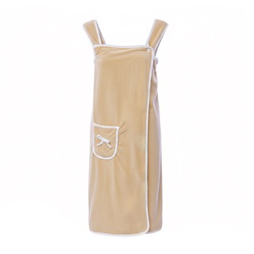 FANCY LIFE 加厚珊瑚絨浴衣  1個  卡其色