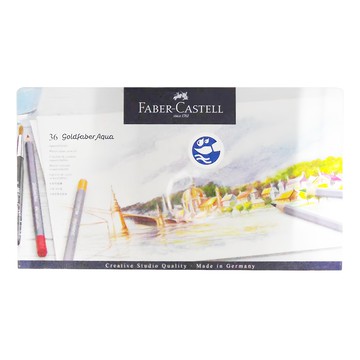 FABER-CASTELL 輝柏 GOLDFABER 水性色鉛  36色  1盒