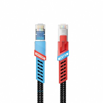 VENTION IKJ 系列 CAT8 八類 雙屏蔽 遊戲 網絡 跳線 電競款 3M