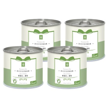 QUNDO 康朵 室內香氛擴香膏 鳶尾茉莉 120g 台灣製  4個