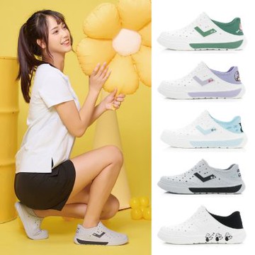 【PONY】新款上市  ENJOY輕量洞洞鞋 懶人後跟 中性款 拖鞋 洞洞鞋 雨鞋 水鞋 晴雨兩用-毛小孩系列