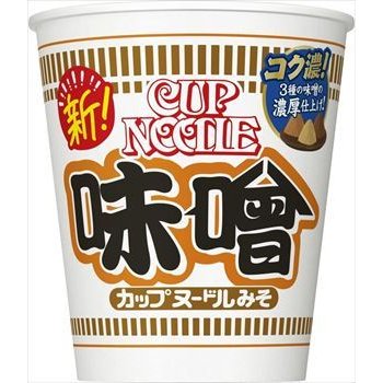 送料無料 日清食品 カップヌードル 味噌 82g×20個