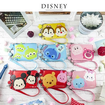 Disney迪士尼TsumTsum造型零錢包ID伸縮卡套
