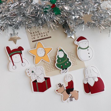 EASE YOURSELF IN X MAS 貼紙組合