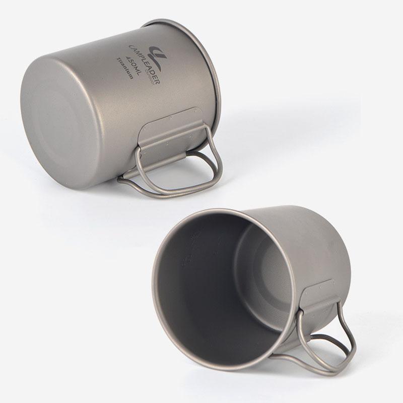 チタンマグカップ チタンカップ コップ マグ・シェラカップ チタン製 シングルマグ 蓋付き アウトドア キャンプ 軽量 持ち運び 250ML