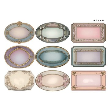 【9 月新品】20-147-0133 裁切紙 幻想復古浪漫喫茶