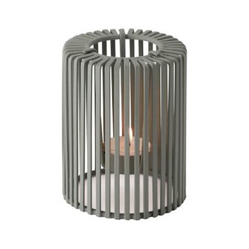 《Philippi》Oslo鋼製圓柱燭台-迷霧灰-- 蠟燭臺 歐風燭台