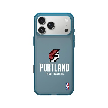 iPhone 17 Pro Max Clear (相機按鈕) 夜幕藍 - NBA - Logo-波特蘭拓荒者 Portland Trail Blazers - Light