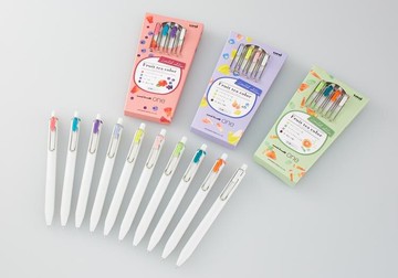 三菱 uni-ball one夏日果茶限定色組中性原子筆鋼珠筆 0.38mm