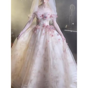 宴會高級感公主風晚禮服