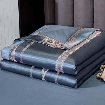 可機洗被子夏天薄被真絲夏涼被冰絲空調被夏被四件套單人雙人全棉