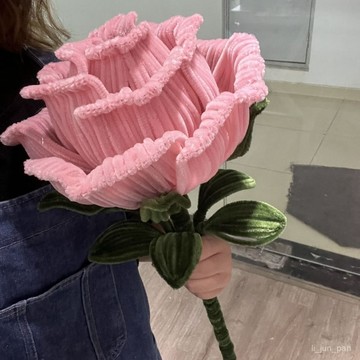 好物強推👍【國潮玫瑰花】加密扭扭棒特弗洛伊德手工DIY材料包情人節送女友 扭扭棒DIY材料 玫瑰花材料包 情人節 贈教程