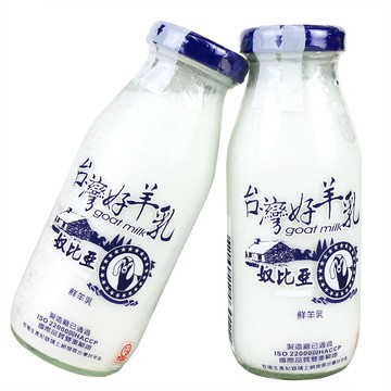 高屏羊乳 台灣好羊乳系列-SGS玻瓶100%鮮羊乳200mlx60瓶