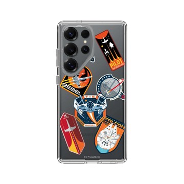 Galaxy S25 Ultra Clear 透明 - 迪士尼-星際大戰 Star Wars - 太空任務徽章-貼紙系列