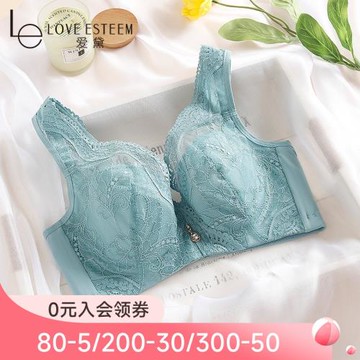 愛黛調整型內衣大胸顯小女夏季薄款軟鋼圈聚攏收副乳防下垂文胸罩