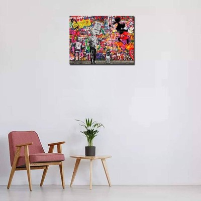 新品 アートパネル アートポスター バンクシー キャンバス画 絵 現代アート 壁掛け インテリア 絵画 40x30cm キャンバス |  LINEブランドカタログ