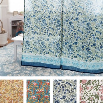 【預訂】印度製 田園風印花門簾