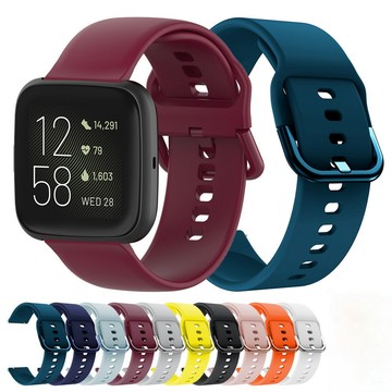 Fitbit Versa4 3 2 1 錶帶  Versa Lite 透氣錶帶  替換腕帶 Versa 矽膠錶帶