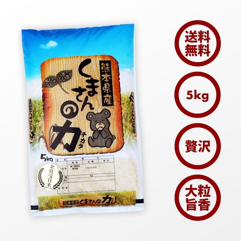 熊本県産 くまさんの力 無洗米 5kg プロが選ぶ厳選 一等米 米 食味ランク 特A くまさんの力