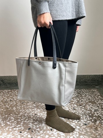 簡約側背袋・M・灰