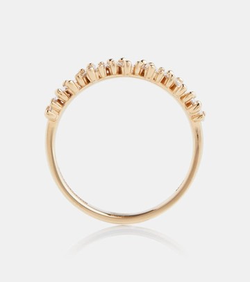 Suzanne Kalan Fireworks 18kt gold ring with diamonds