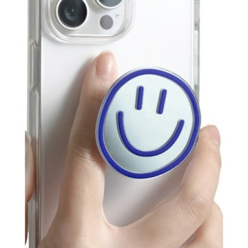 [福利商品]7-6-1_NUART 鏡面手機支架, 天藍色, 1個