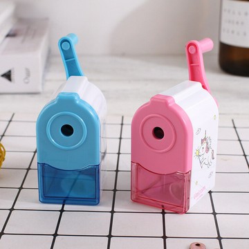 卡通207自动进笔 手摇削笔器 削笔机 卷笔刀儿童小学生用品开学礼【益三和】可開發票