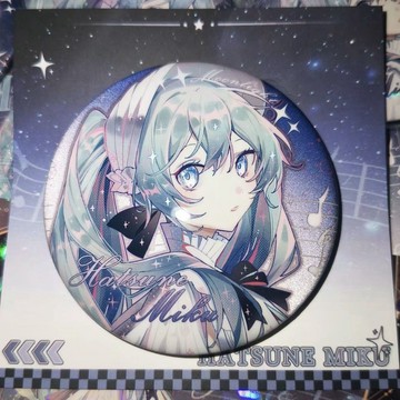 優品精選✨初音未來miku晚星樂章系列吧唧可愛徽章ins風絕美二次元絕美吧唧
