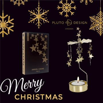 🔜快速出貨【PLUTO Design】金色夜空療癒系旋轉燭座(附蠟燭)