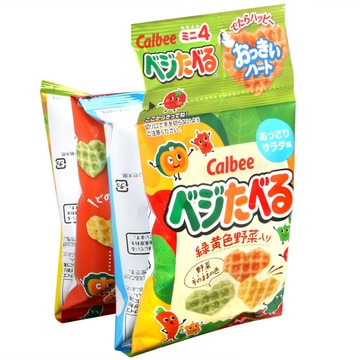 Calbee卡魯比  4連野菜餅 (40g)