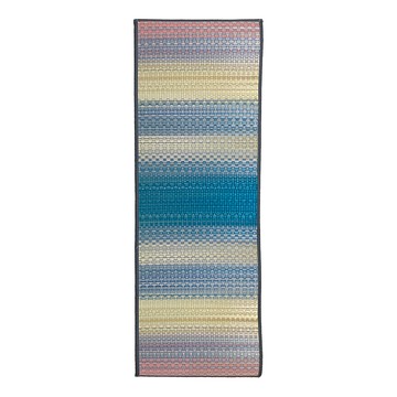 IKEHIKO日本池彥 藺草腳踏墊Jeeg 粉彩天空 天然藺草材質 日本製造  43 x 120cm