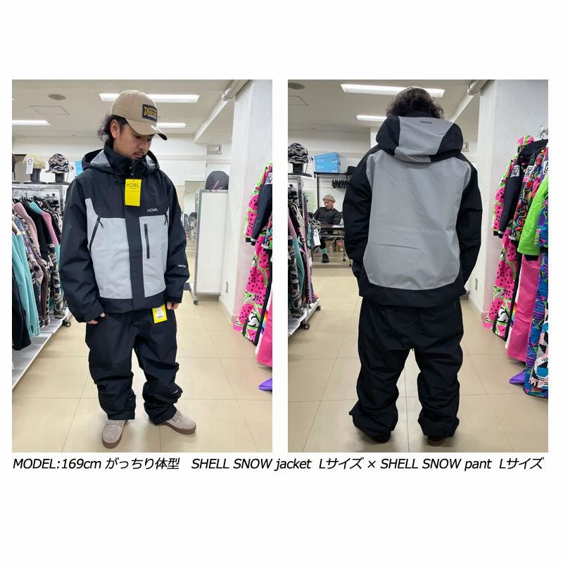 24-25 HOWL/ハウル SHELL SNOW jacket メンズ レディース 防水