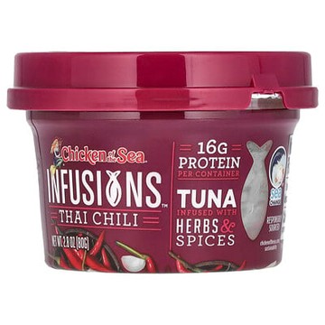 Chicken of the Sea, 野外捕獲金槍魚，羅勒，2.8 盎司（80 克）