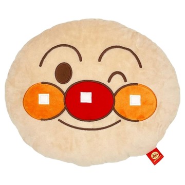 BANDAI ANP 麵包超人頭型靠枕  28x33xH9cm  100%聚酯纖維  1個  30cm