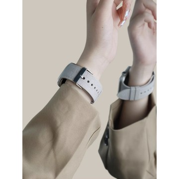 《台灣出貨》適用 APPLE WATCH 硅膠鰐魚紋錶帶 防水錶帶 S11 S10 SE 46mm 45mm 女士錶帶