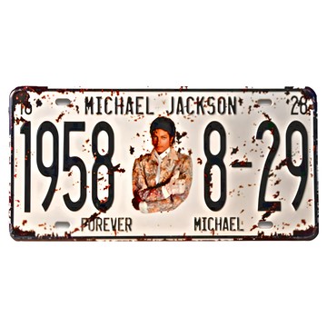 OPUS LOFT 純真年代 仿舊鐵皮車牌 壁飾 壁貼 馬口鐵  31 x 15cm