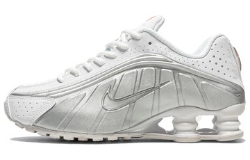 WMNS SHOX R4 WHITE METALLIC