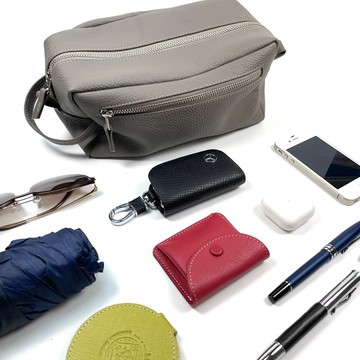 Mercury 真皮盥洗袋