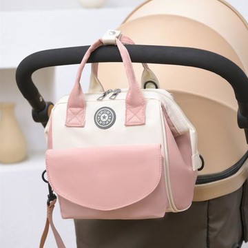 輕便手提母嬰外出包2025新款寶媽帶娃背包休閑單肩托特包童車掛包