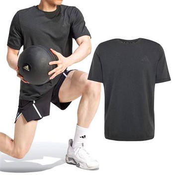 Adidas TR-ES ST T 男款 黑色 亞規 訓練 慢跑 吸濕 排汗 圓領 運動 休閒 短袖 IS6926