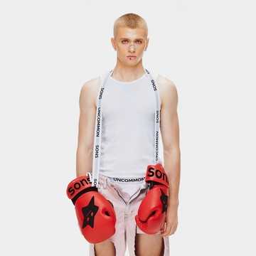 Uncommon Sons【正品台灣現貨♥️ 隱密出貨】星形羅紋背心-白色