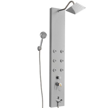 Homeicon YSC203S-S不鏽鋼淋浴柱150cm(有下出水口)