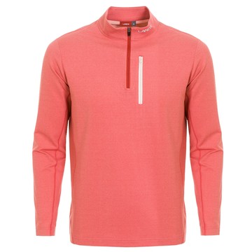 彈力麻花立領衫-礦石紅(男264225450)